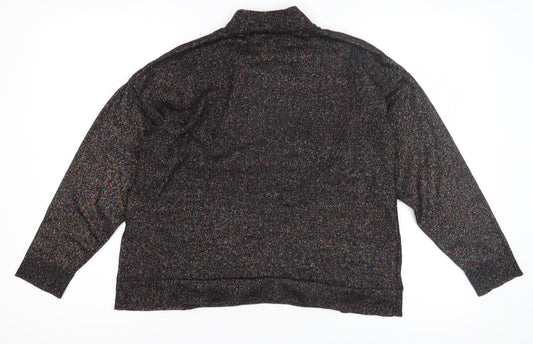 Womens UK Size 12 Warehouse Black Pullover Jumper