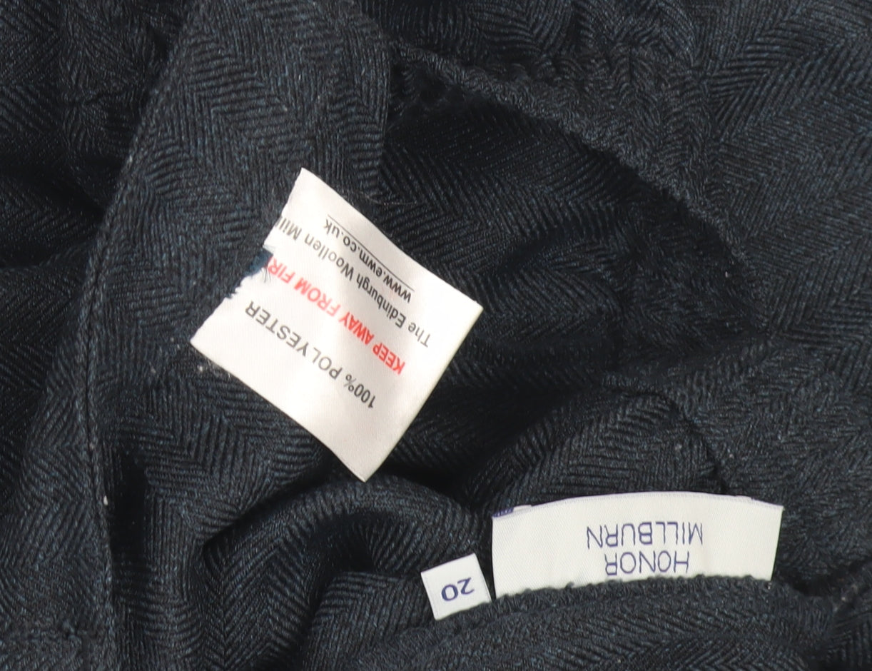 Womens UK Size 20 Honor Millburn Blue Trousers