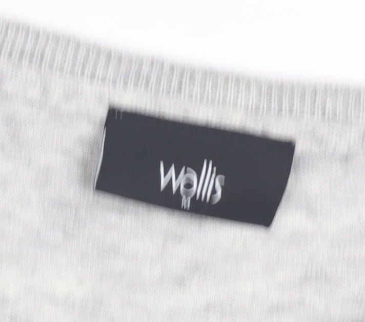 Womens UK Size Wallis Grey Pullover Jumper