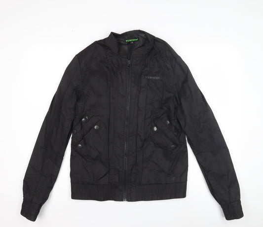 Mens UK Size S Criminal Black Basic Jacket