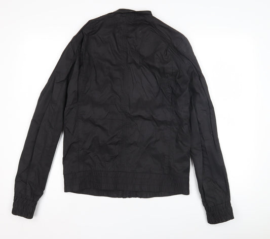 Mens UK Size S Criminal Black Basic Jacket