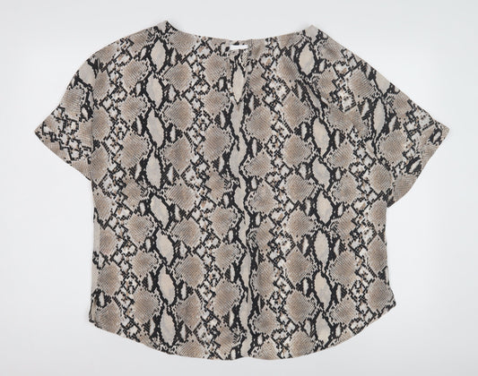 Womens UK Size 18 Dorothy Perkins Multicoloured Basic Blouse
