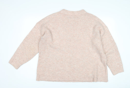 Womens UK Size L Only Pink Pullover Jumper