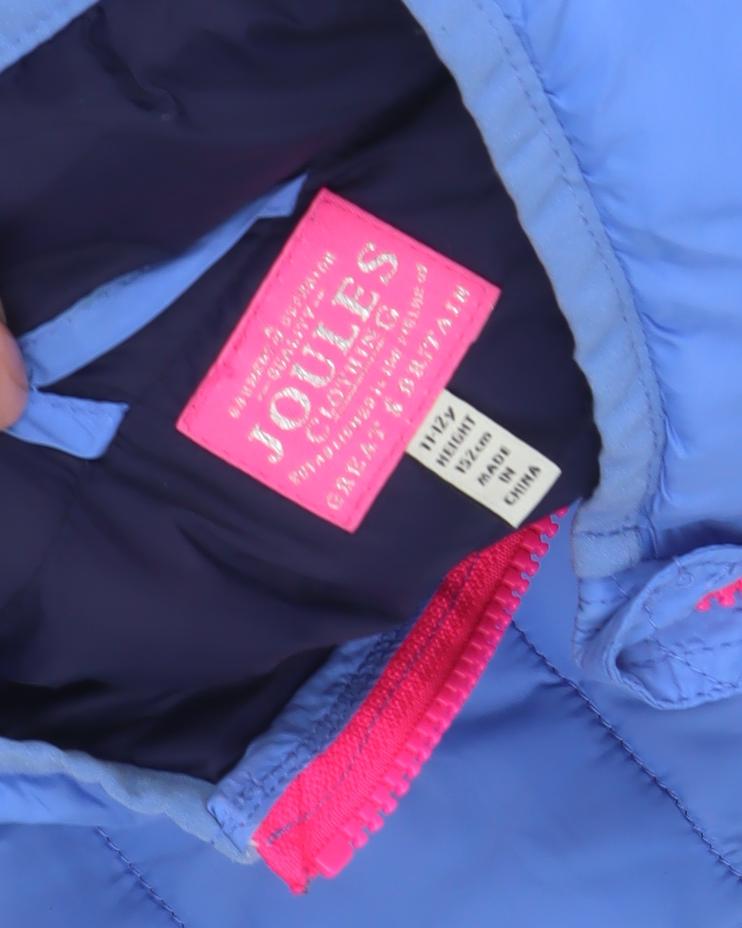 Womens UK Size 112cm Joules Blue Puffer Jacket