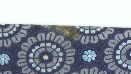 Racing Green Blue Silk Floral Men's Tie