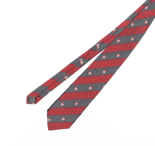 Gianni Versace Men's Red Silk Paisley Tie