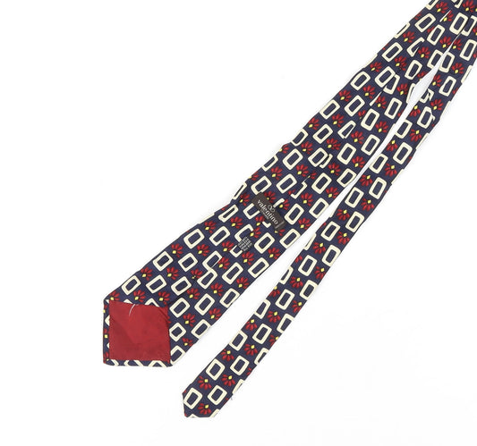 Valentino Men's Multicoloured Geometric Silk Cravat