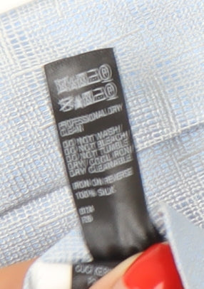 Marks and Spencer Blue Silk Men's Tie, One Size