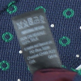 Marks and Spencer Men's Blue Silk Polka Dot Tie One Size