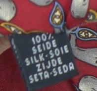 Jonelle Silk Red Animal Print Men's Tie