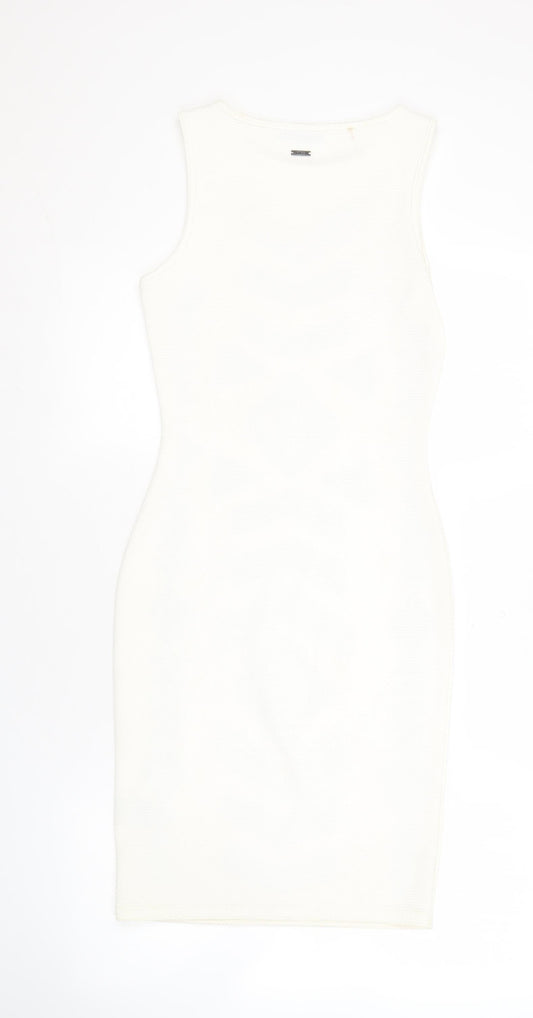 Guess Women’s Ivory Bodycon Dress XS - Aztec Style