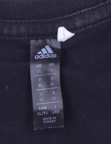 Adidas Men's Black XL Camouflage T-Shirt