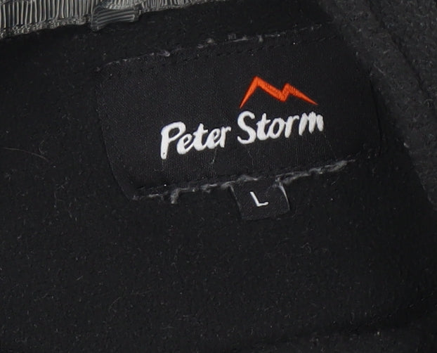 Mens UK Size L Peter Storm Black Pullover Sweatshirt
