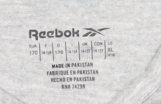 Reebok Girls Grey Tank Top Size 14-15 Years