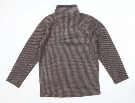 Weird Fish Men's Brown Pullover Sweatshirt S