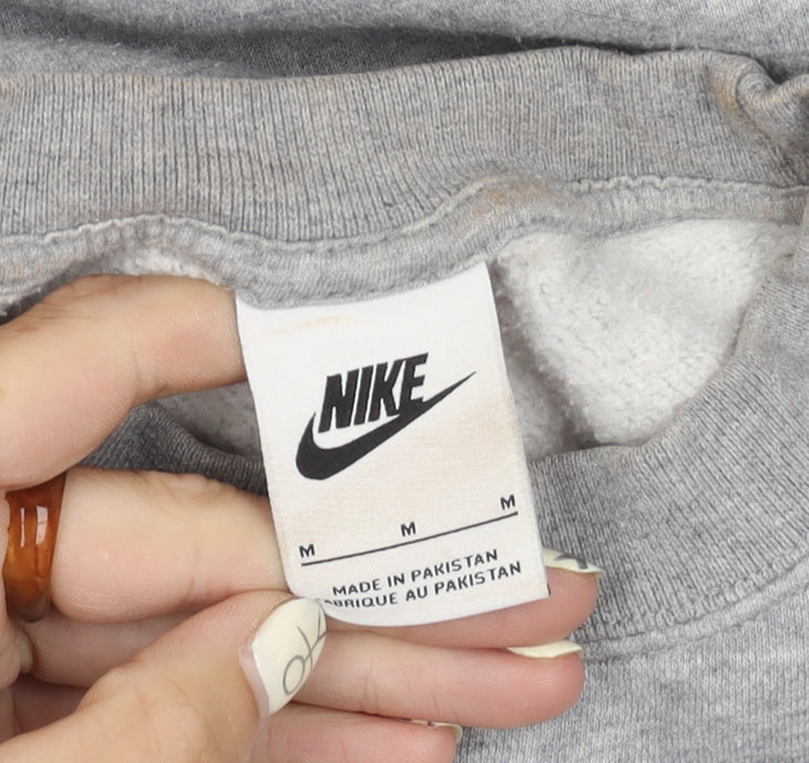 Additional view of Nike Grey unisex crew neck sweatshirt m