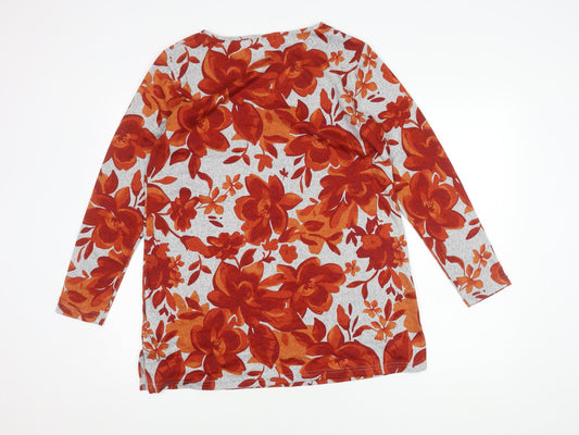 Damart Women's Multicoloured Floral Pullover Jumper M