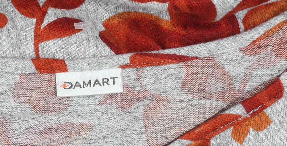 Womens UK Size M Damart Multicoloured Pullover Jumper