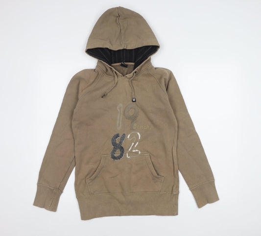 Additional front view of Bench Woman's Brown Hoodie, size M