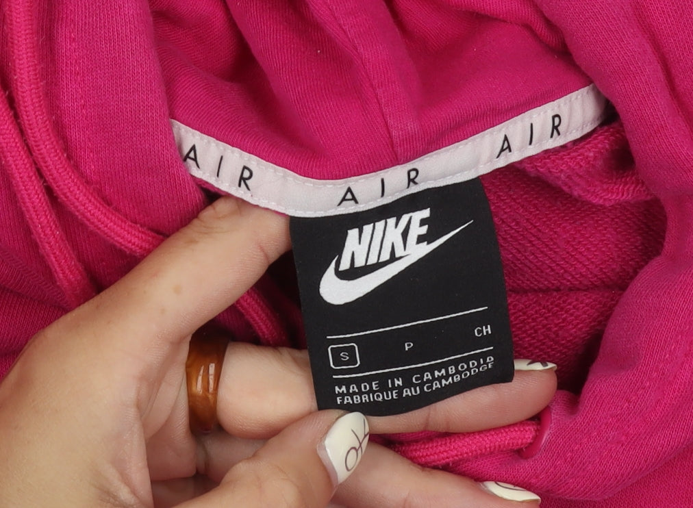 Nike Women's Pink Pullover Hoodie, Size S, Activewear
