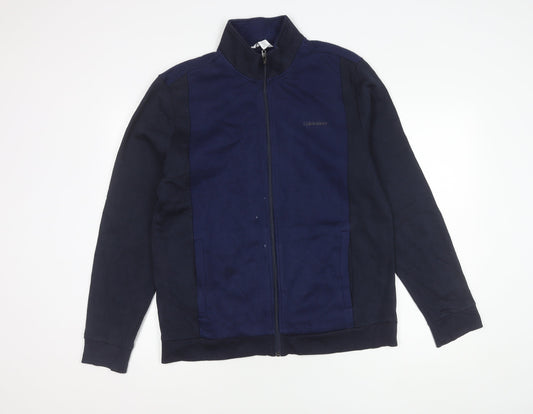 Mens UK Size L Calvin Klein Blue Basic Jacket
