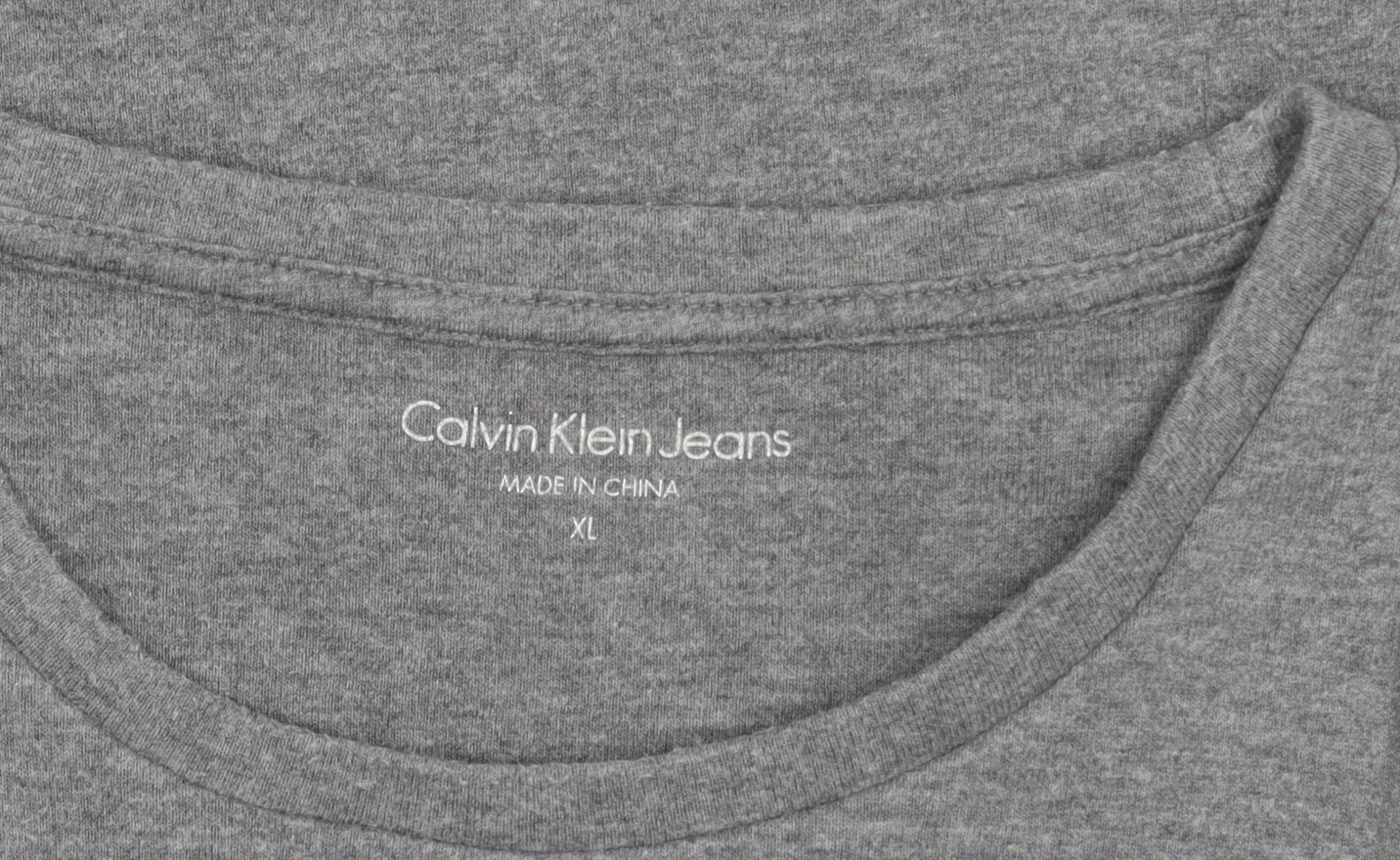 Mens UK Size XL Calvin Klein Jeans Grey Pullover Sweatshirt