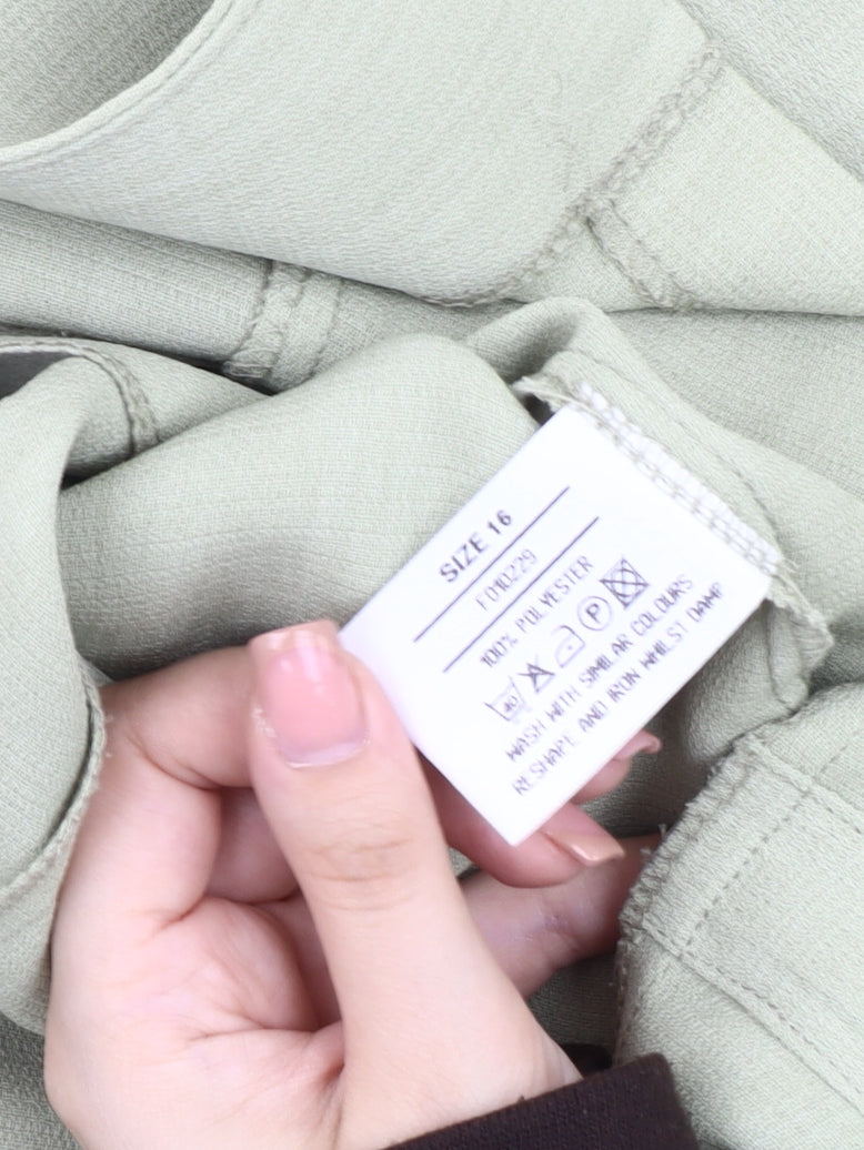 Womens UK Size 16 AMARANTO Regular Green Blazer