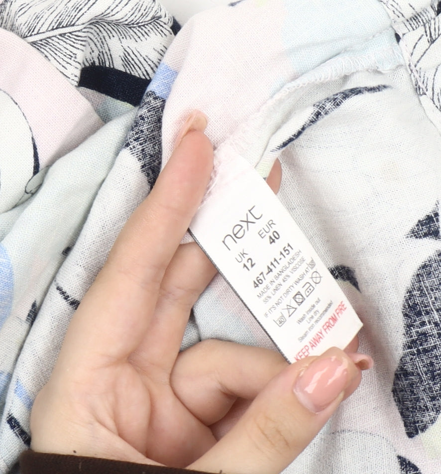 Next Women's Multicolour Floral Dress Size 12