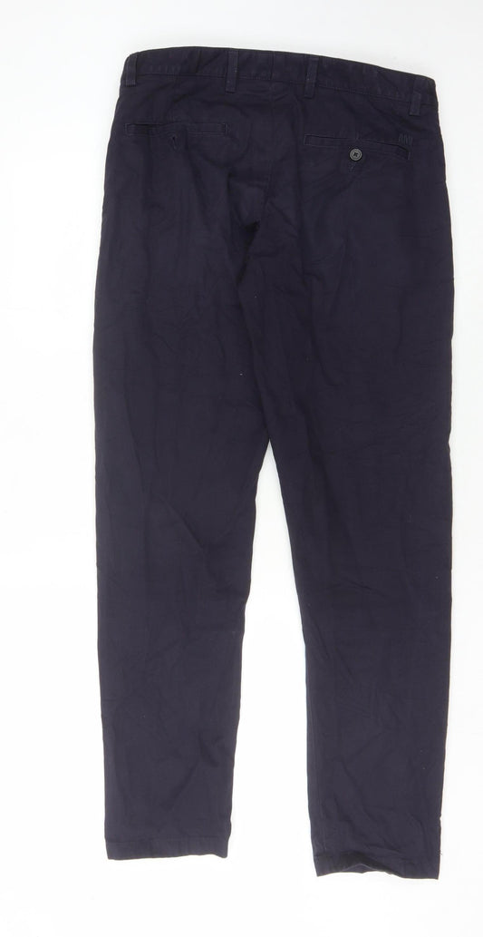 Ami Men's Blue Trousers, Size M - Cotton