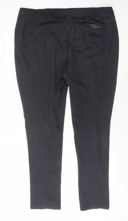 DKNY Women's Black Jeans XL