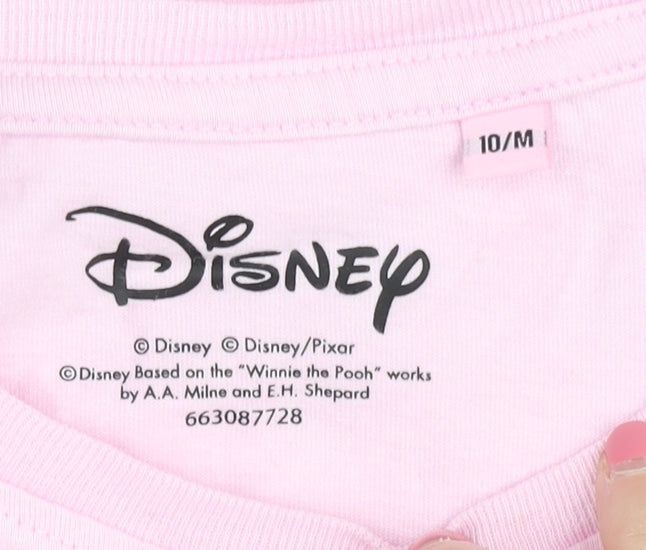 Womens UK Size M Disney Pink T-Shirt