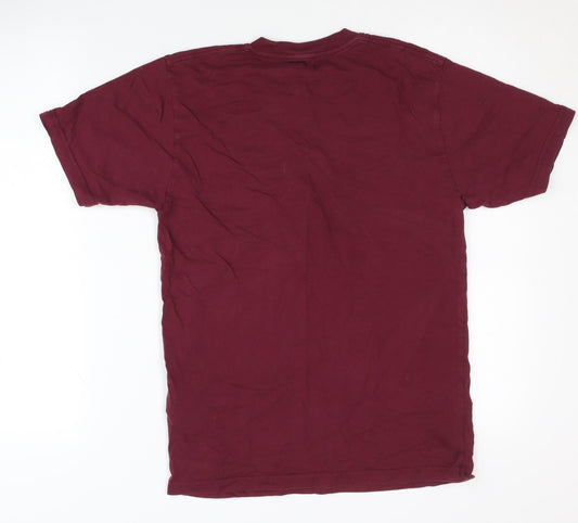 Vans Men's Red Classic Fit Crew Neck T-Shirt S
