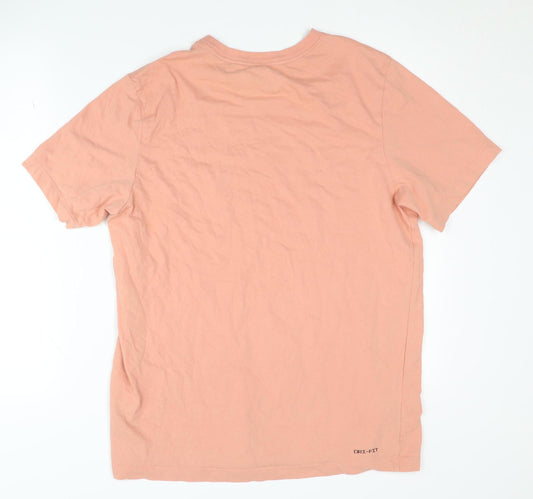 Jordan Men's Pink Crew Neck T-Shirt Size L