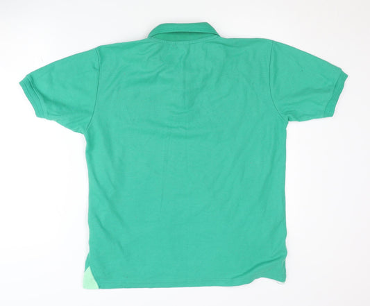 Slazenger Men's Green Polo Shirt M