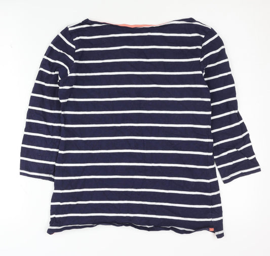 Mountain Warehouse Women's Blue Striped Pullover Jumper Size 10