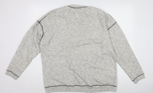 Mens UK Size M Hollister Grey Pullover Sweatshirt