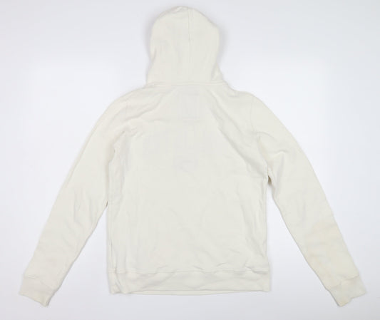 Hollister Women’s White XS Pullover Hoodie with Logo