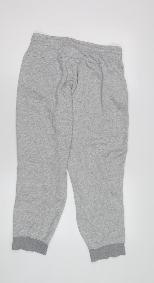 Adidas Women's Grey Jogger Trousers - Size 12-14