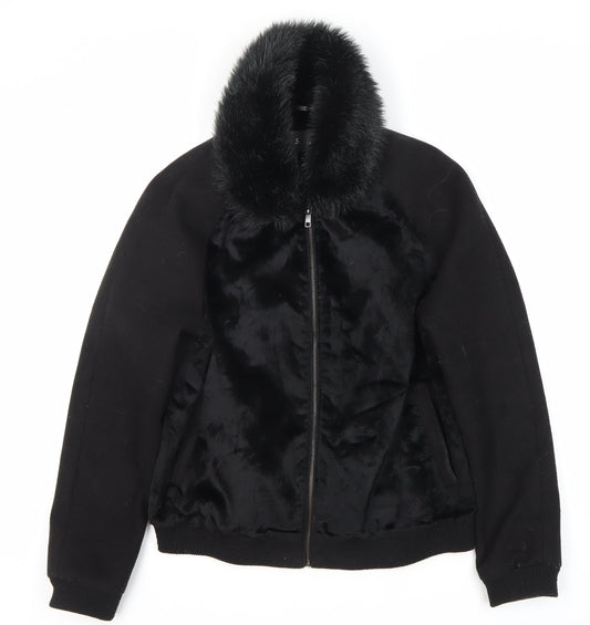 Womens UK Size 14 South Black Basic Jacket