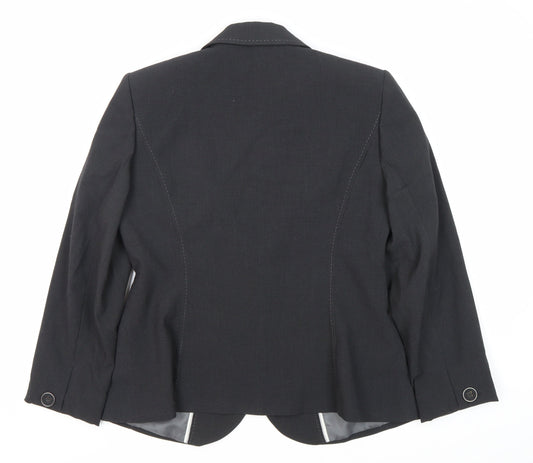 Marks and Spencer Women's Black Blazer - Size 14