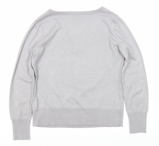 Womens UK Size 16 Dorothy Perkins Grey Pullover Jumper