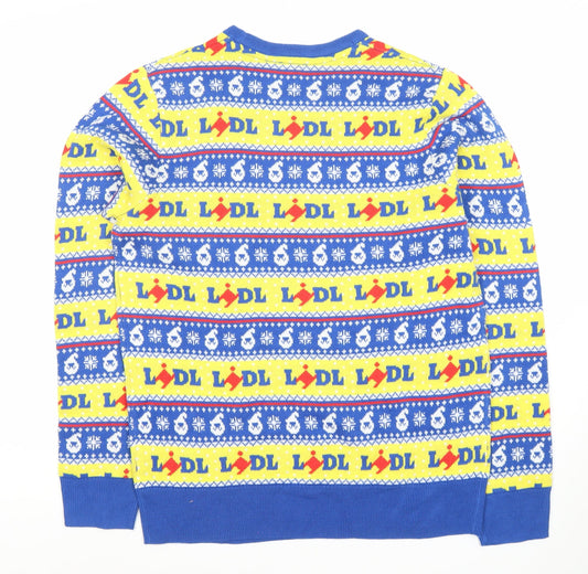 Livergy Men's Multicoloured Christmas Pullover M