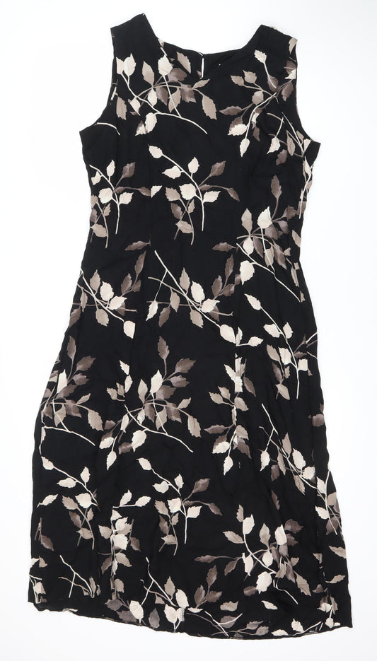 Modern Classics Women's Black Floral Dress Size 16