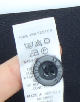 Maine New England Men’s Black Trousers 36S Polyester New