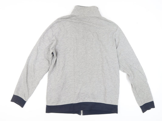 Mens UK Size M Livergy Grey Full Zip Sweatshirt