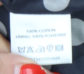 East Women’s Green Cotton Blazer, Size 12, Lined