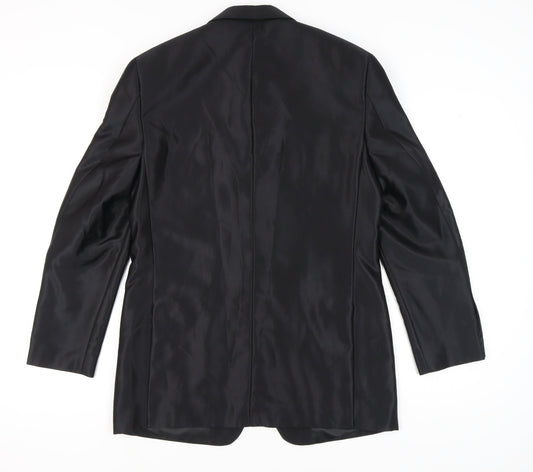 Mens UK Size 40 Pierre Cardin Regular Black Suit Jacket