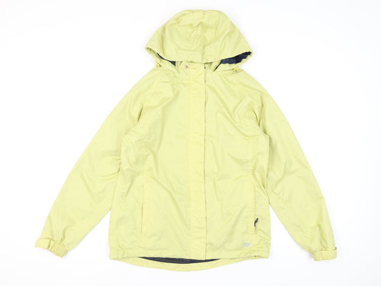 Womens UK Size M Trespass Yellow Rain Coat