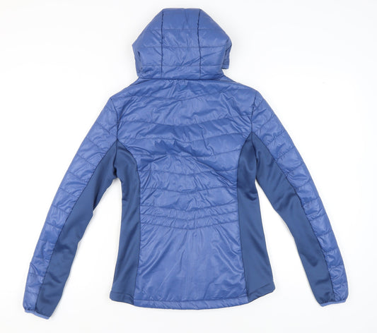 Mountain Warehouse Women's Blue Puffer Jacket UK 8