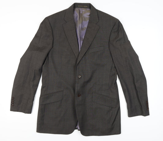Mens UK Size 40 Austin Reed Regular Grey Suit Jacket